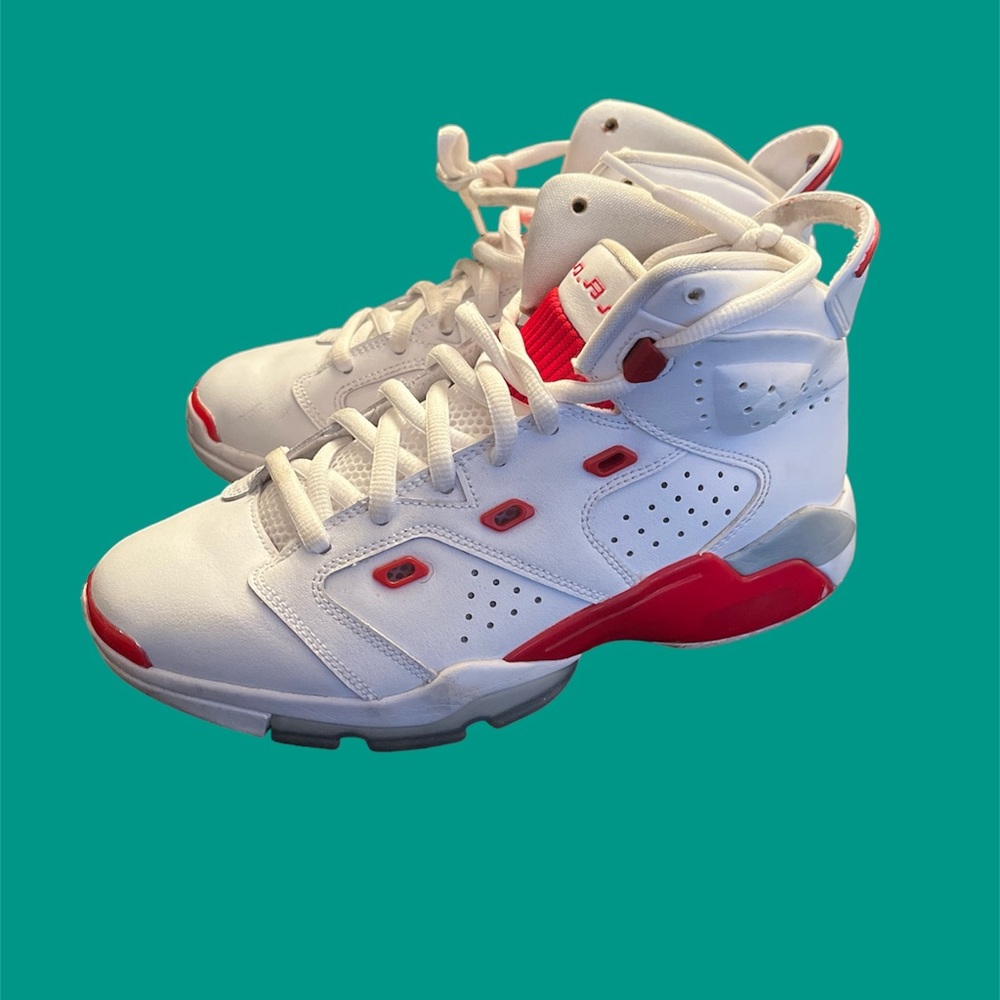 Air Jordan 6-17-23 white fire red